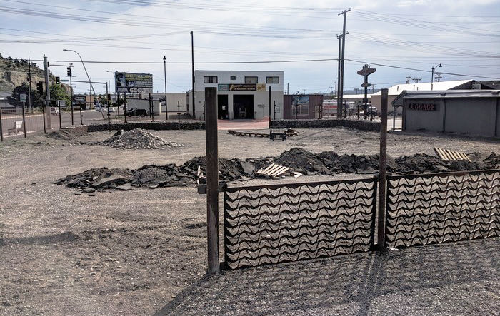 Vacant lot along Fourth Avenue North